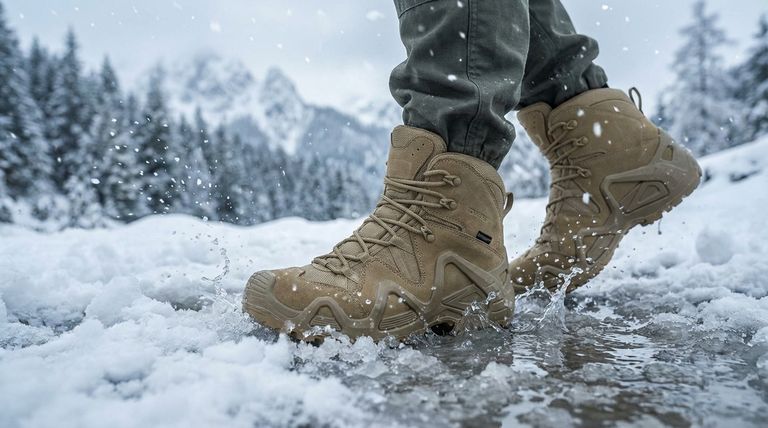Como as botas de camuflagem militar protegem contra intempéries? Garantindo Pés Secos e Quentes em Qualquer Condição