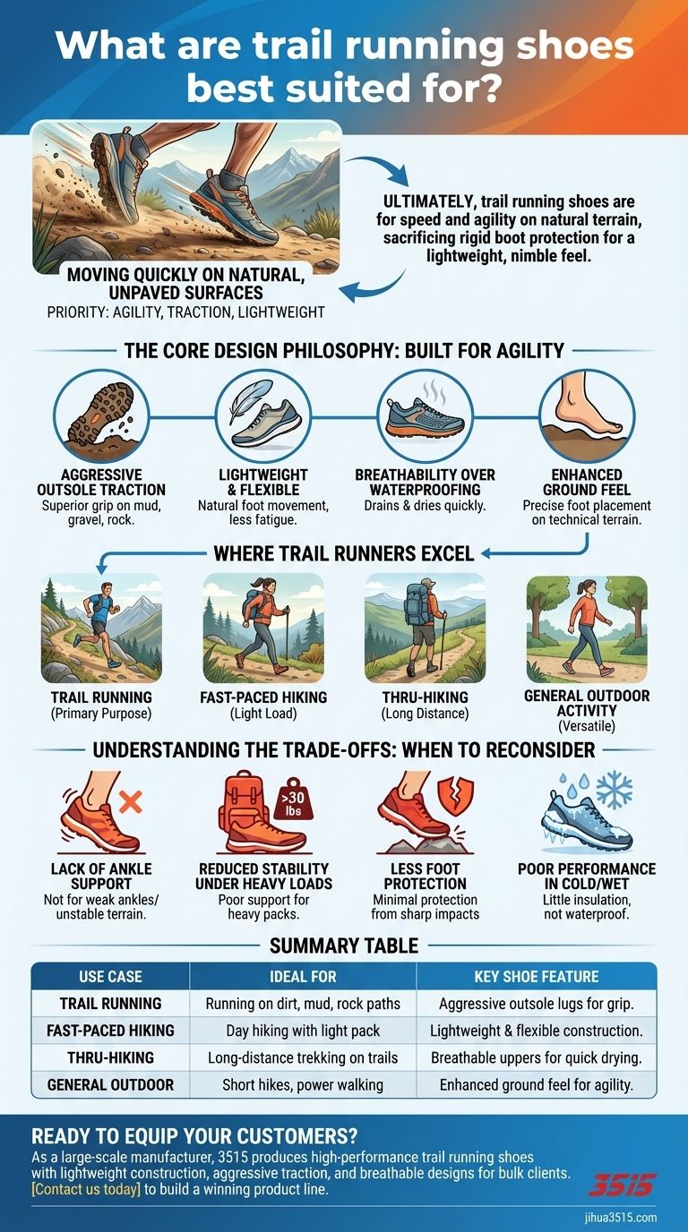 Wofür eignen sich Trailrunning-Schuhe am besten? Ideal für Trailrunning und schnelles Wandern Visuelle Anleitung