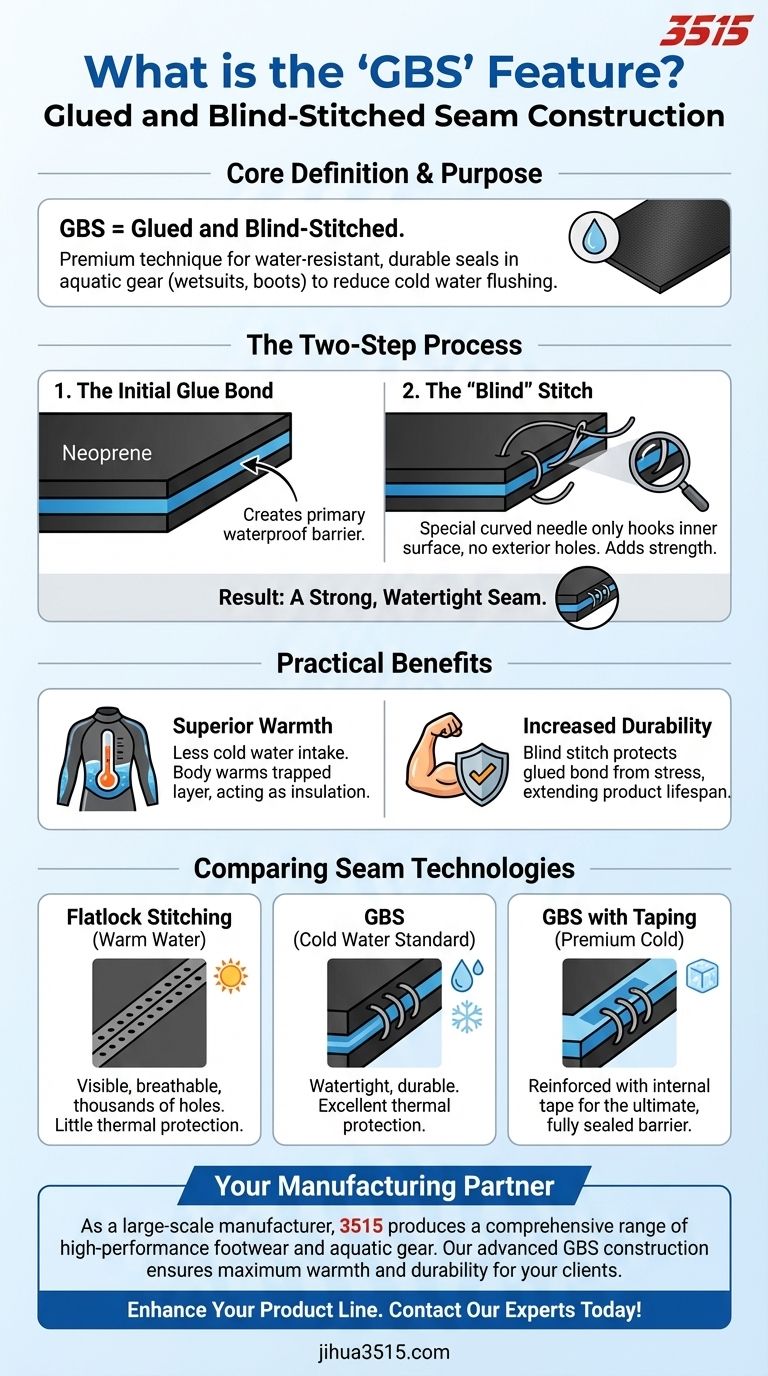 产品描述中提到的“GBS”功能是什么？您的保暖、干燥装备指南 图解指南