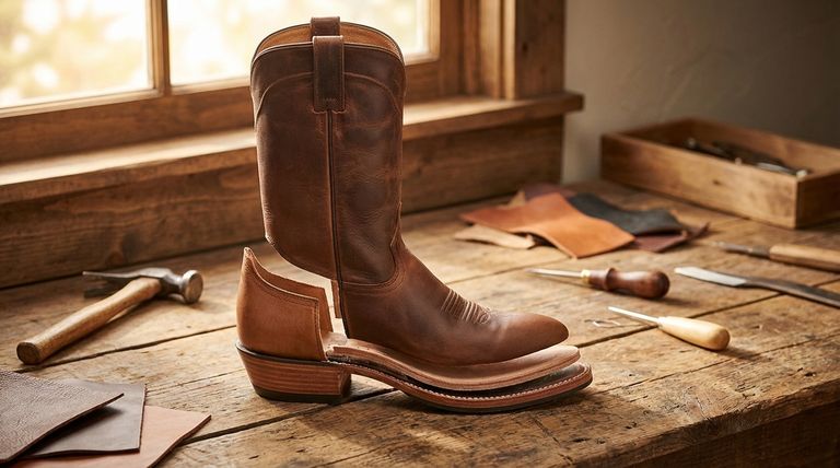 牛仔靴的主要组成部分是什么?优质结构与耐用性指南