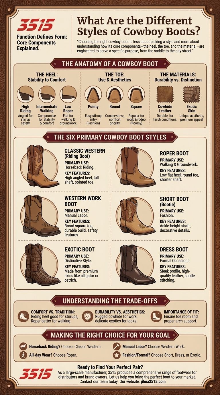 ما هي أنماط أحذية رعاة البقر المختلفة؟ ابحث عن المقاس المثالي لركوب الخيل أو العمل أو الموضة دليل مرئي