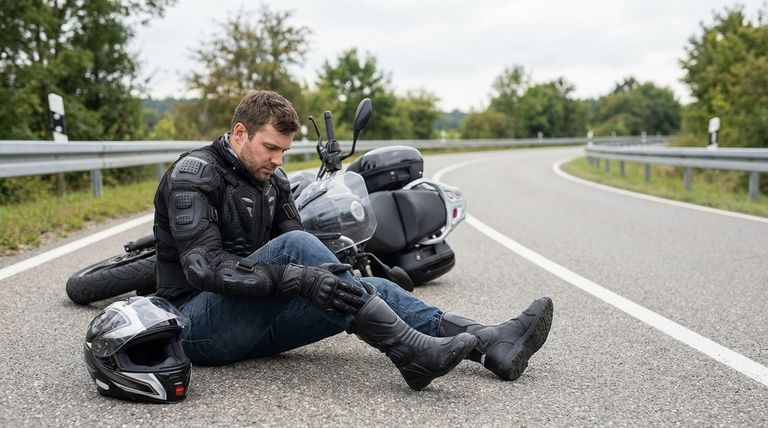 ما هي أجزاء الجسم الأكثر إصابة في حوادث الدراجات النارية؟ دليل لمناطق الإصابة عالية الخطورة