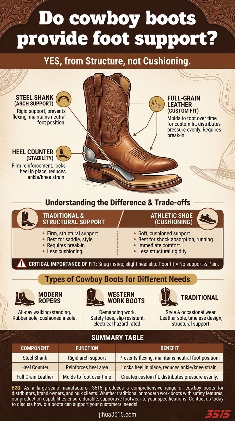 カウボーイブーツは足のサポートを提供しますか？ウエスタンブーツのしっかりしたサポートを解き明かす ビジュアルガイド