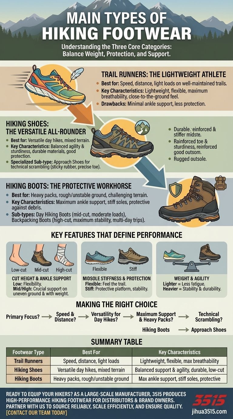 Welche Haupttypen von Wanderschuhen gibt es? Finden Sie die perfekte Passform für Ihren Weg Visuelle Anleitung