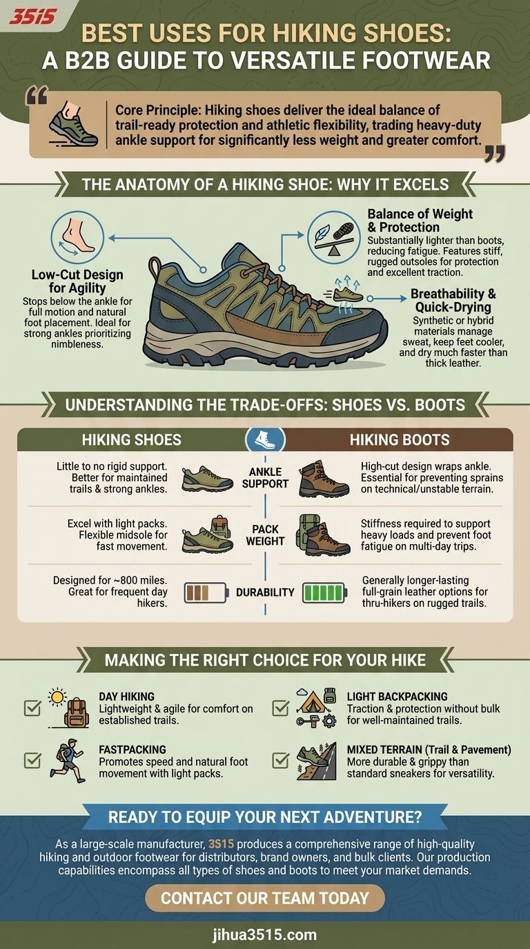 Quali sono i migliori utilizzi per le scarpe da trekking? Trova il tuo compagno di sentiero perfetto Guida Visiva