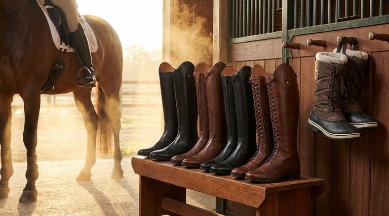Каковы ключевые особенности высоких сапог для верховой езды? Важная поддержка и безопасность для всадников