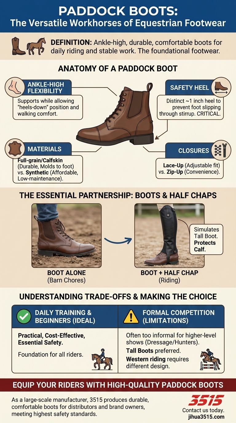 Что такое ботинки для конкурных упражнений и каковы их распространенные применения? Основная обувь для каждого всадника Визуальное руководство