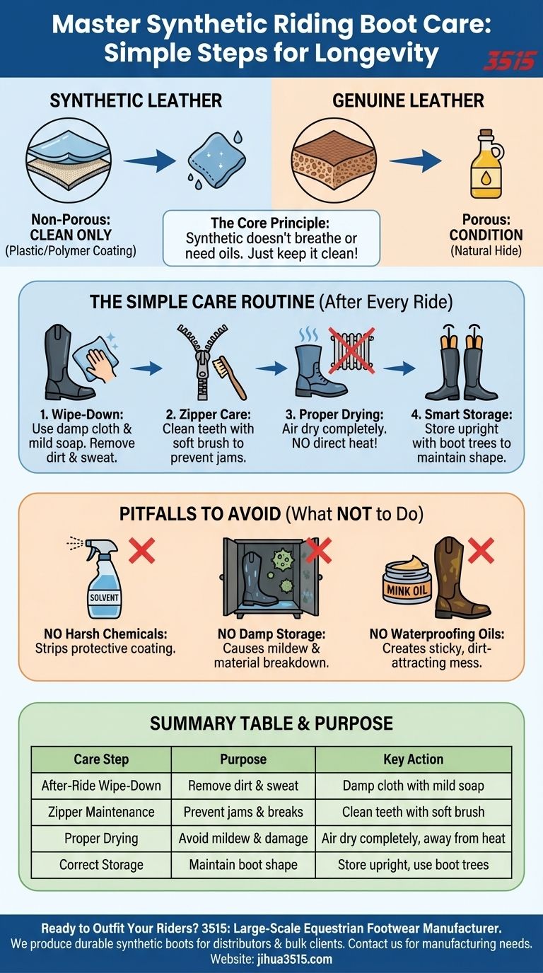 Come si curano gli stivali da equitazione in ecopelle? Semplici passaggi per prestazioni durature Guida Visiva