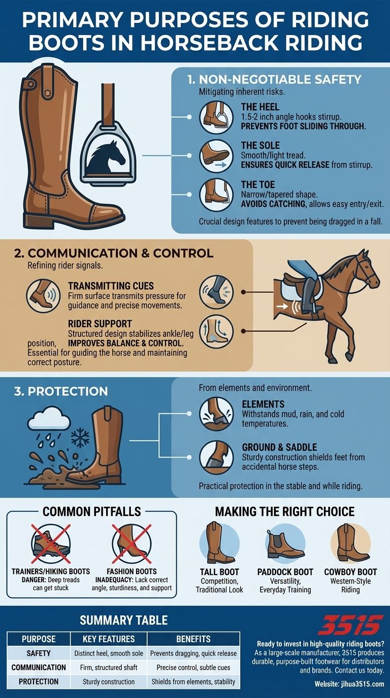 乗馬ブーツの主な目的は何ですか？ライダーのための必須の安全性とコントロール ビジュアルガイド
