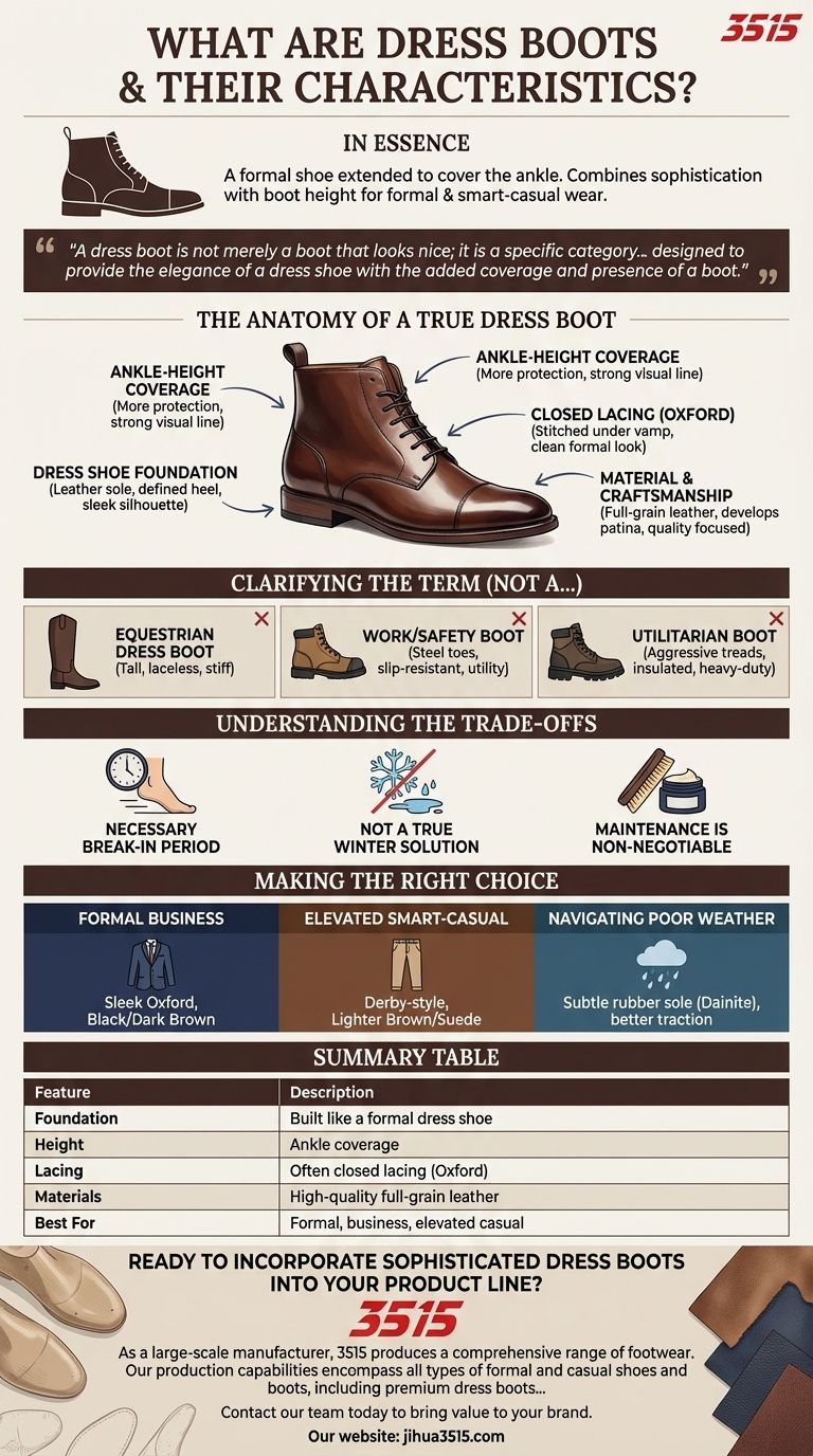 ¿Qué son las botas de vestir y cuáles son sus características? Eleva tu guardarropa formal y de estilo casual elegante Guía Visual