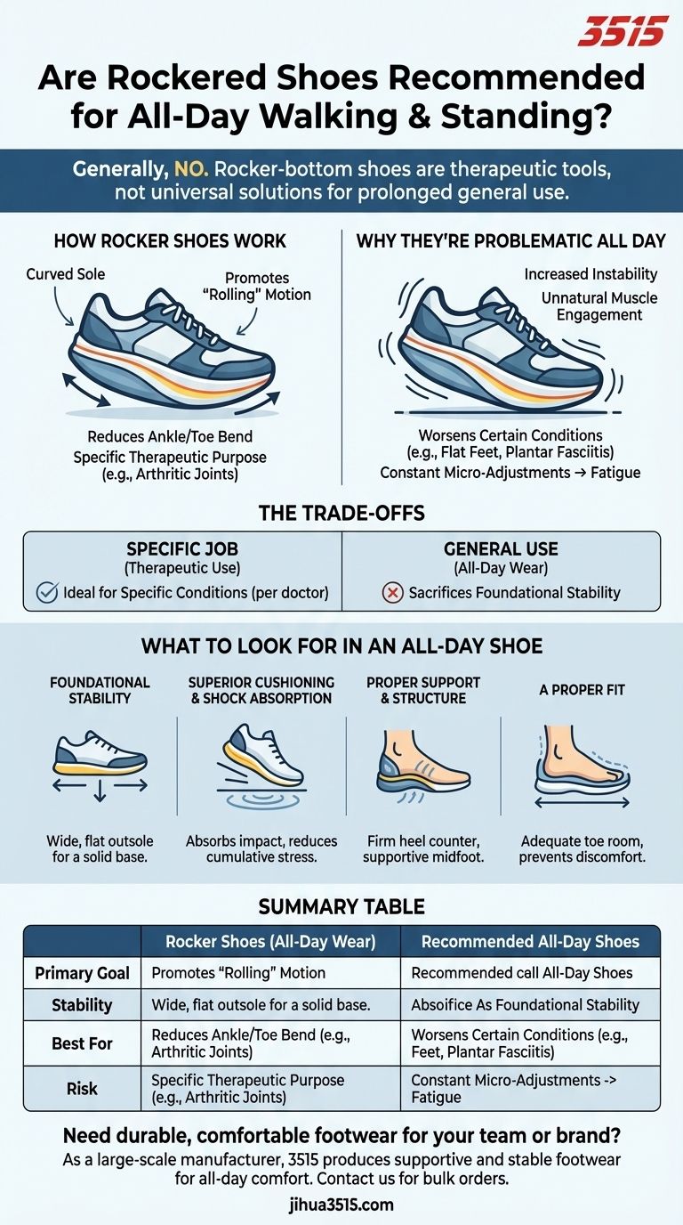 ¿Se recomiendan los zapatos con balanceo para caminar y estar de pie todo el día? Por qué la estabilidad es clave para la comodidad durante todo el día Guía Visual