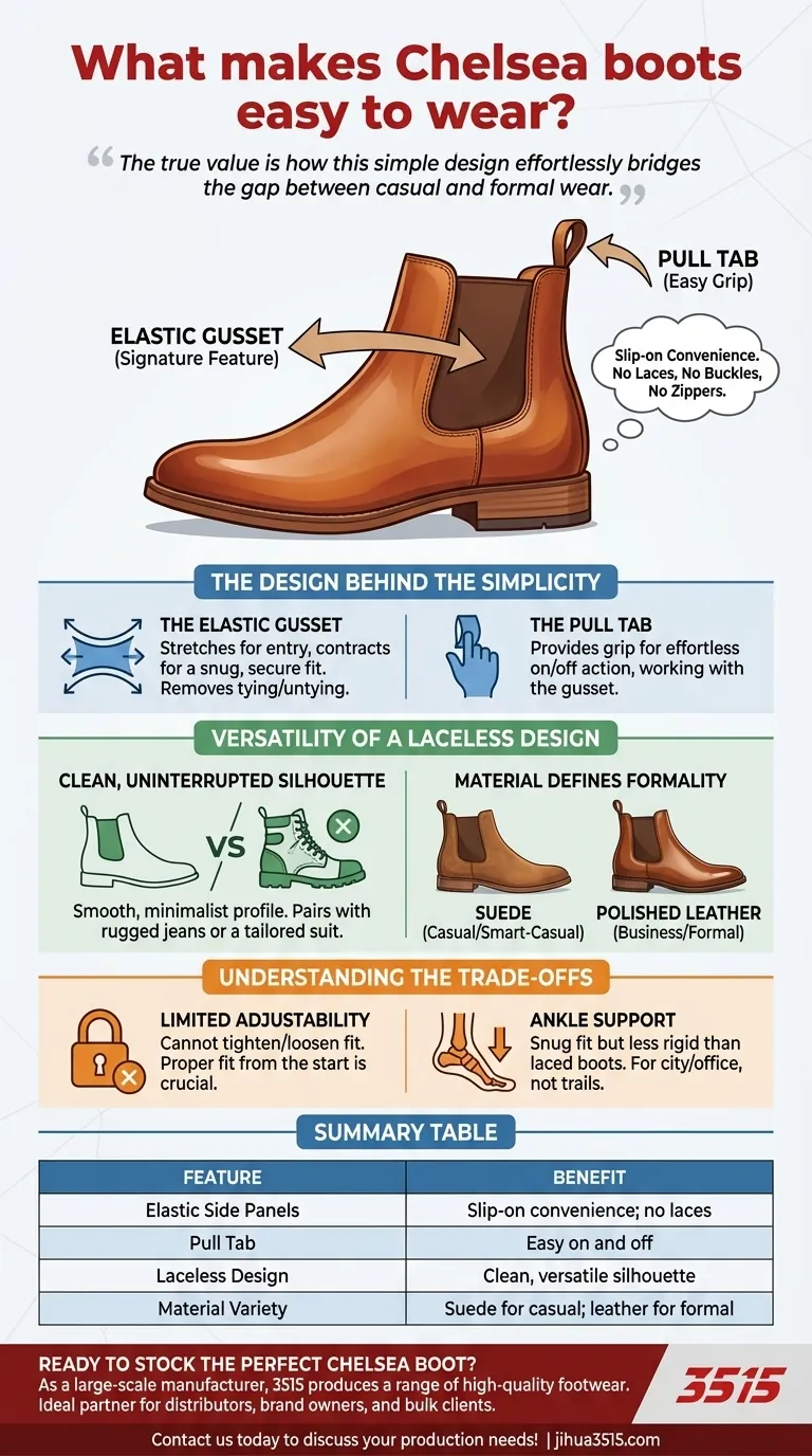 Qu'est-ce qui rend les bottines Chelsea faciles à porter ? Découvrez le secret d'un style sans effort Guide Visuel