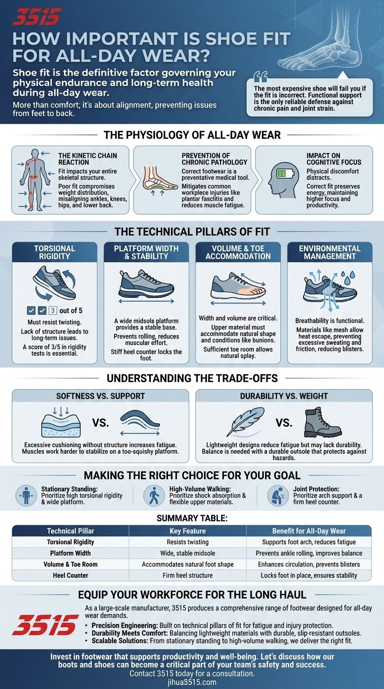 How important is shoe fit for all-day wear? The Foundation of Endurance and Injury Prevention Visual Guide