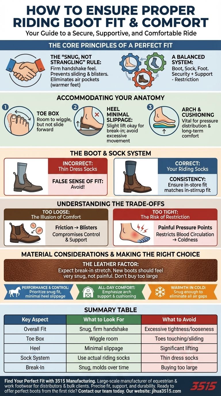 骑手如何确保马靴合脚舒适？合脚、稳固、无痛骑行的指南 图解指南