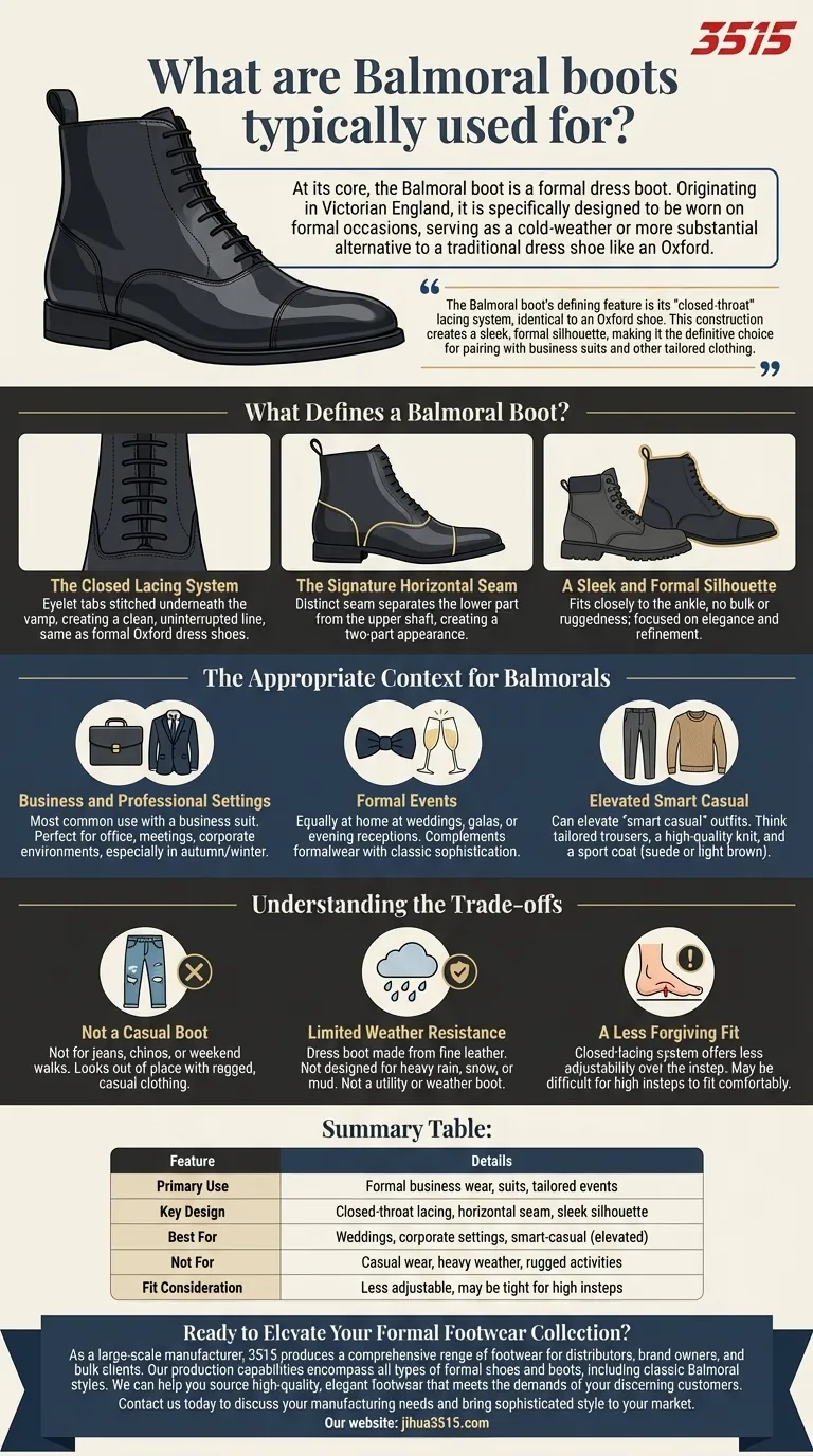 À quoi servent typiquement les bottes Balmoral ? Le guide définitif des chaussures habillées Guide Visuel