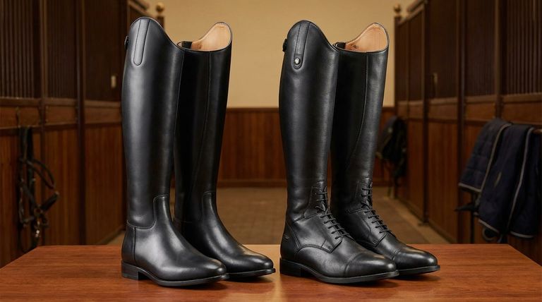 Comment les bottes de dressage se distinguent-elles des bottes de concours ? Un guide pour choisir la bonne botte d'équitation