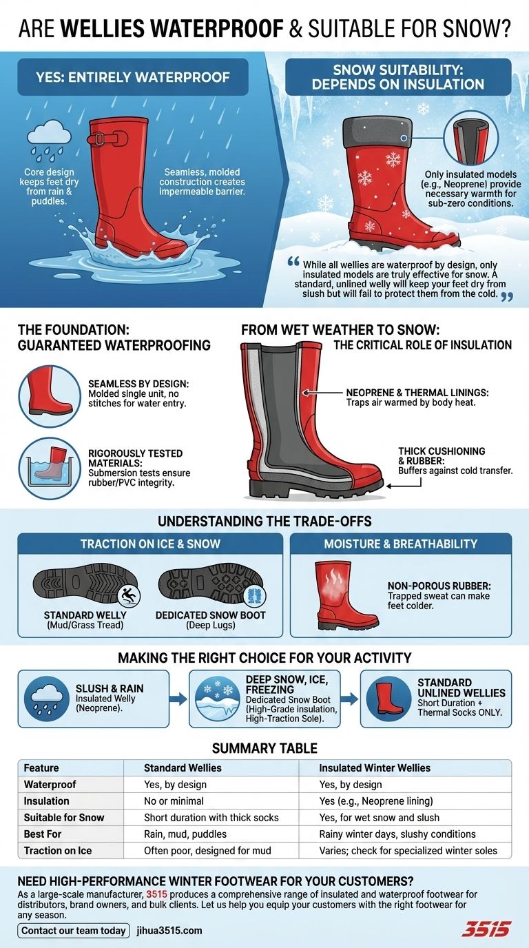 As galochas são impermeáveis e adequadas para a neve? O guia definitivo para galochas de inverno isoladas Guia Visual