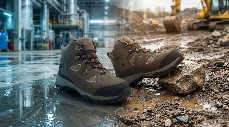 보호 신발에 비교되는 두 가지 주요 재료는 무엇인가요? 작업 위험에 맞는 PVC 대 고무