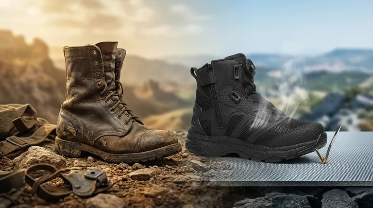Como as botas de combate evoluíram? Da Armadura Antiga a Sistemas Tecnológicos Modernos