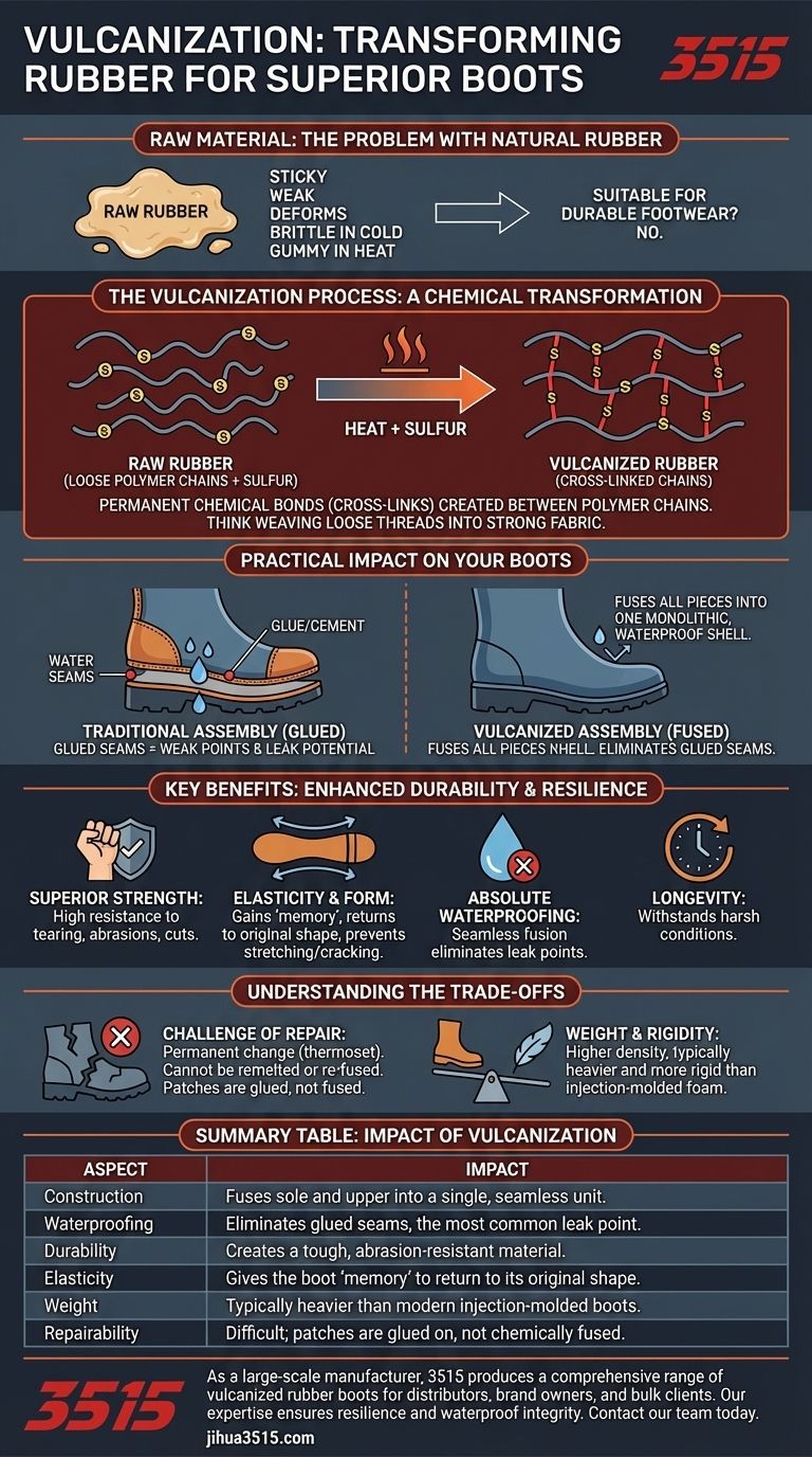 ما هو الفلكنة وكيف تؤثر على الأحذية المطاطية؟ اكتشف سر الأحذية المتينة والمقاومة للماء دليل مرئي
