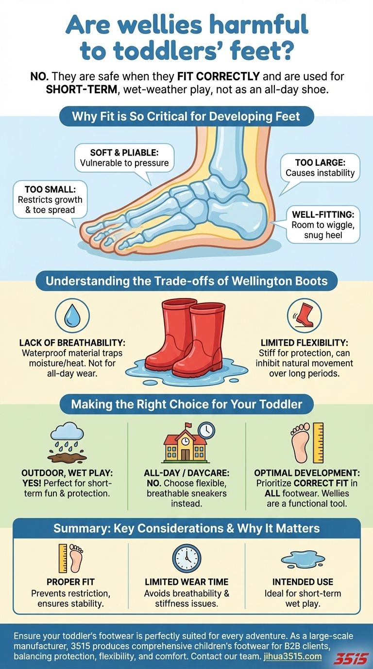 Les bottes en caoutchouc sont-elles nocives pour les pieds des tout-petits ? Un guide sur les chaussures sûres et saines Guide Visuel