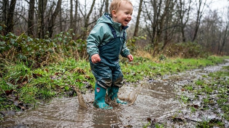 Quels sont les avantages des bottes de pluie à enfiler pour tout-petits ? Favoriser l'indépendance et simplifier le jeu