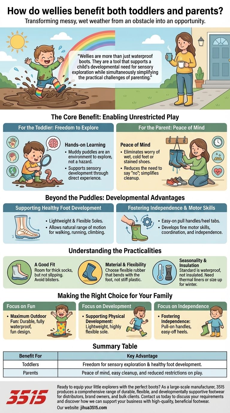 長靴は幼児と保護者の両方にどのようなメリットがありますか？ 泥遊びと安心感を手に入れましょう ビジュアルガイド