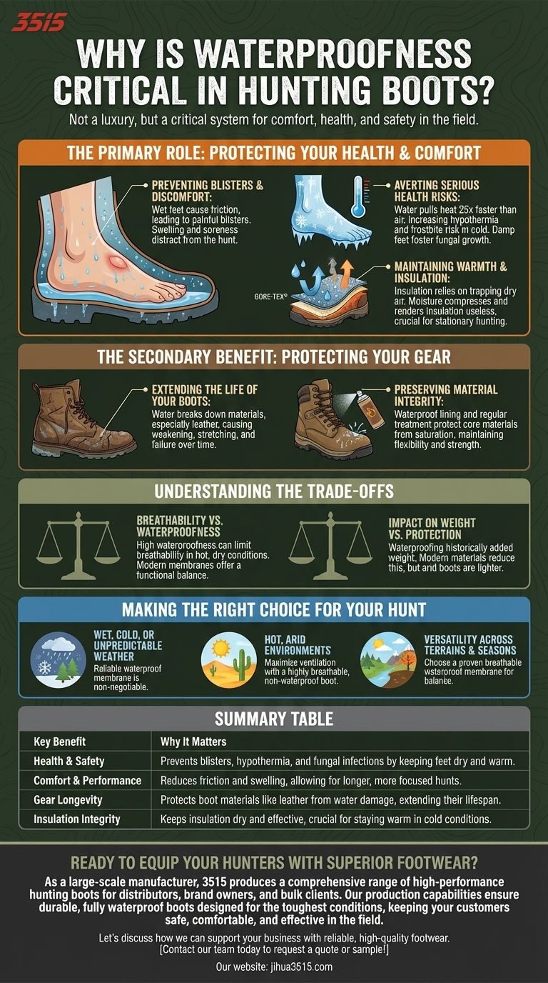 لماذا تعتبر مقاومة الماء مهمة في أحذية الصيد؟ ابق جافًا وآمنًا وفعالًا دليل مرئي