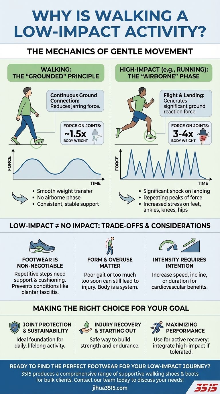 Was macht Gehen zu einer gelenkschonenden Aktivität? Entdecken Sie die sanfte Kraft eines bodenständigen Trainings Visuelle Anleitung