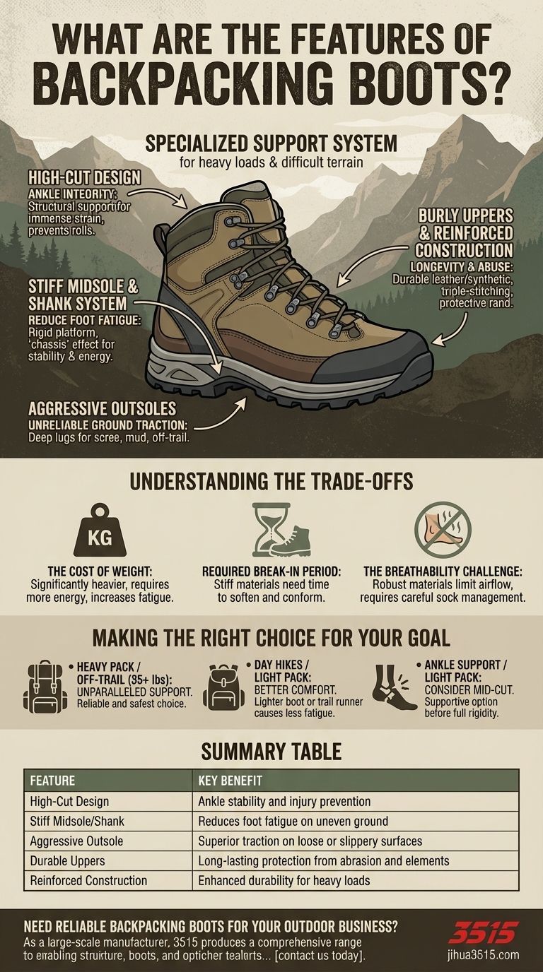 徒步靴有什么特点？重型支撑和耐用性指南 图解指南