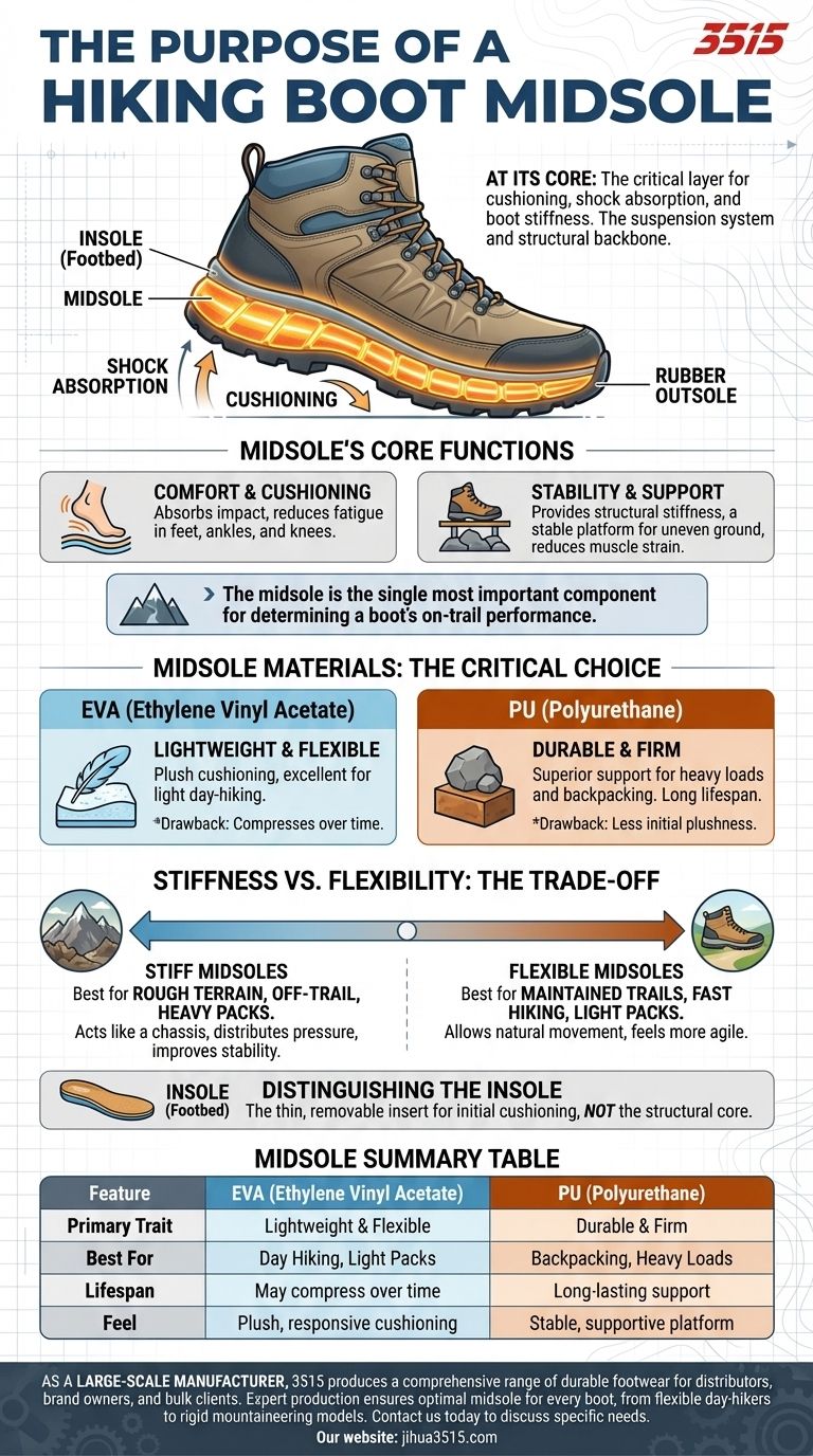 등산화 미드솔의 용도는 무엇인가요? 모든 트레일에 완벽하게 맞는 신발 찾기 시각적 가이드