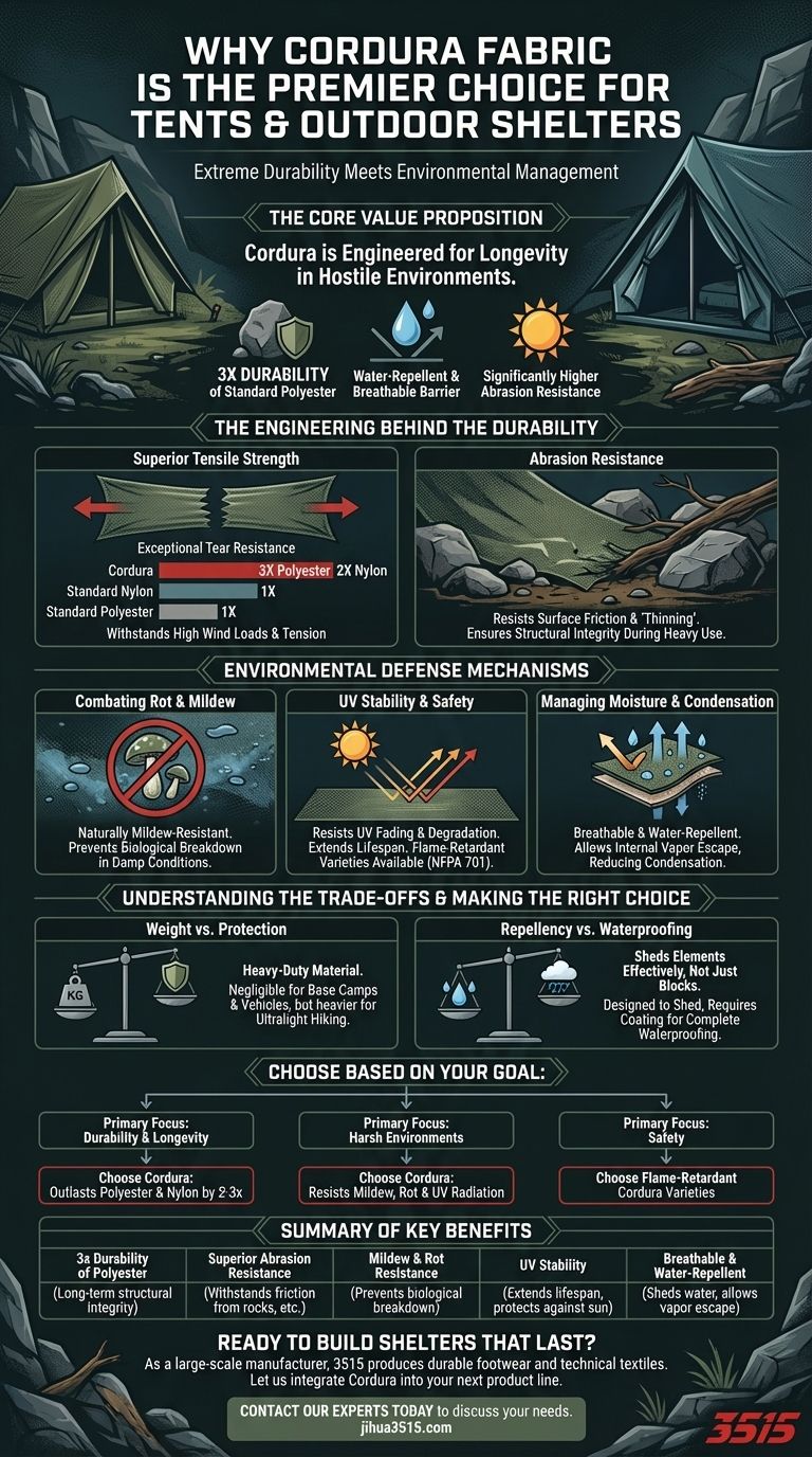 ¿Por qué la tela Cordura es adecuada para tiendas de campaña y refugios al aire libre? Durabilidad y protección ambiental inigualables Guía Visual