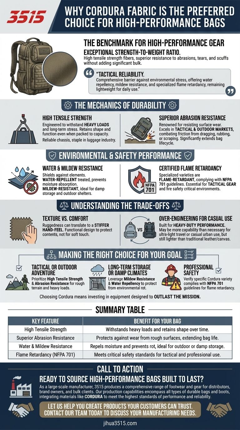 是什么让Cordura面料成为包袋的首选？无与伦比的耐用性，满足严苛使用需求 图解指南