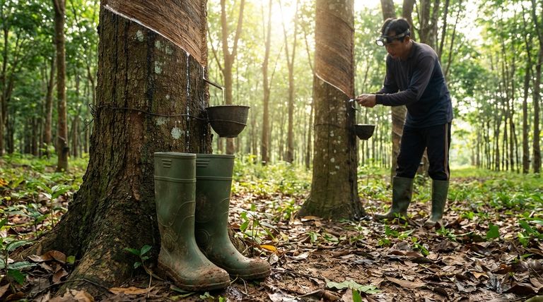 長靴に使われる天然ゴムはどこから来るのですか?耐久性のある履物向けのプレミアム素材の調達