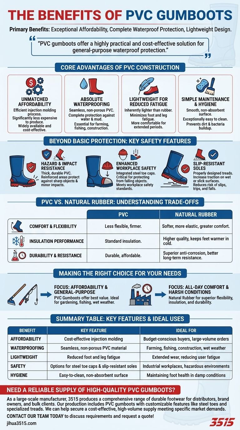 PVC長靴の利点は何ですか？優れた保護性、手頃な価格、安全性 ビジュアルガイド