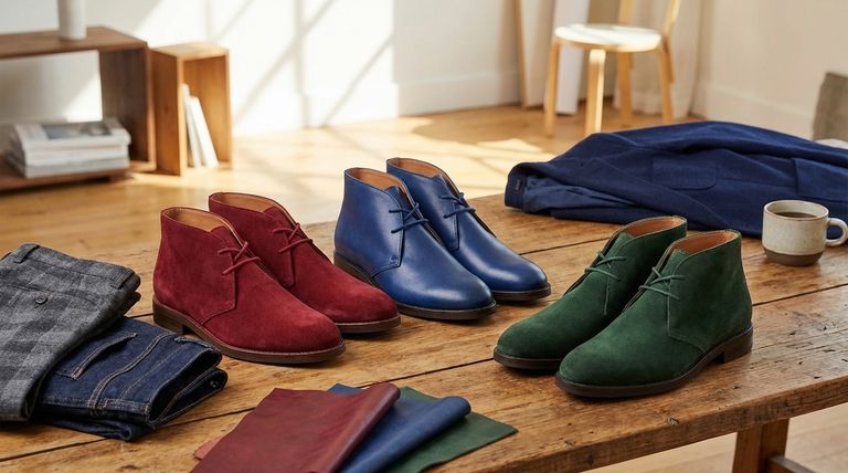 처커 부츠로 현대적인 룩을 연출하기 위해 어떤 대담한 색상을 선택할 수 있나요? 자신감 있는 스타일을 연출하세요.