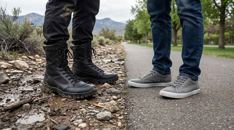 Wie wählt man zwischen taktischen Stiefeln und normalem Schuhwerk? Maximieren Sie Leistung und Sicherheit