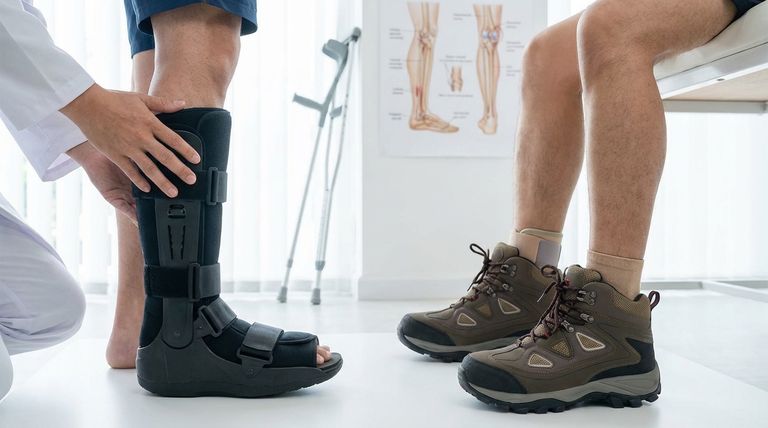 ウォーキングブーツの長さは治療にどのように影響しますか?ロングブーツとショートブーツのガイド