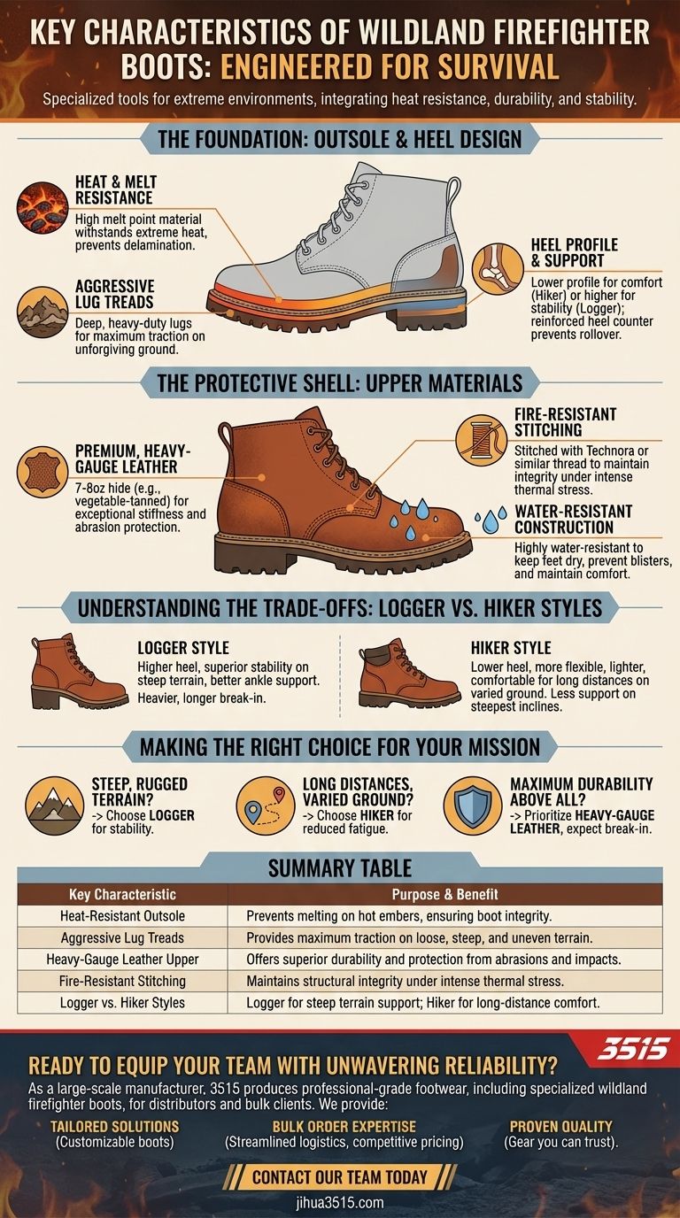 Quali sono le caratteristiche principali degli scarponi da vigile del fuoco di boscaglia? Equipaggiamento essenziale per condizioni estreme Guida Visiva