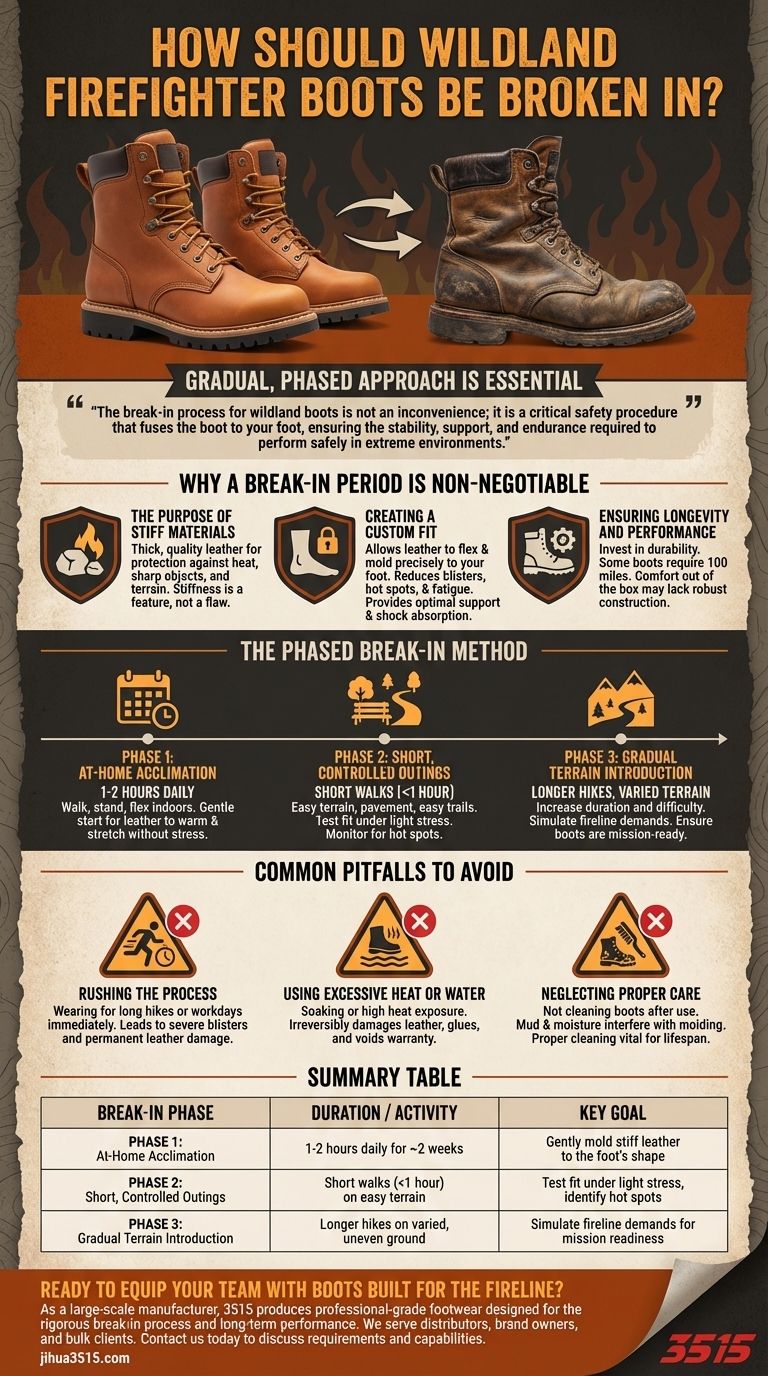 Come si devono rodere gli scarponi da vigile del fuoco in aree selvagge? Una guida graduale per sicurezza e prestazioni Guida Visiva