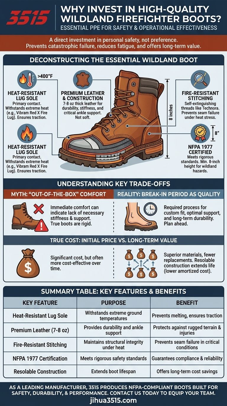なぜ高品質な山火事消防士用ブーツへの投資が重要なのでしょうか？最大限の安全と長期的な価値を確保する ビジュアルガイド