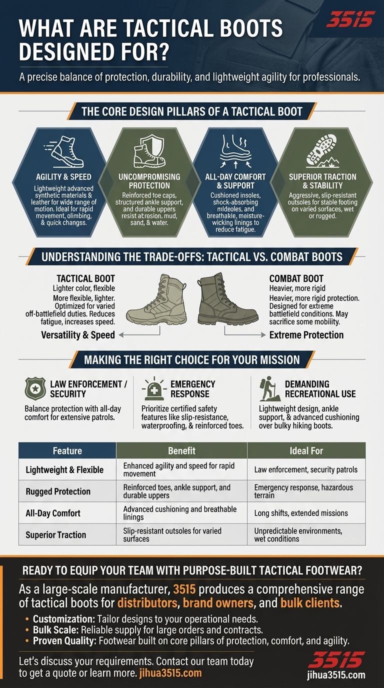 Para que são projetadas as botas táticas? Desbloqueando o Desempenho Máximo para Profissionais Guia Visual