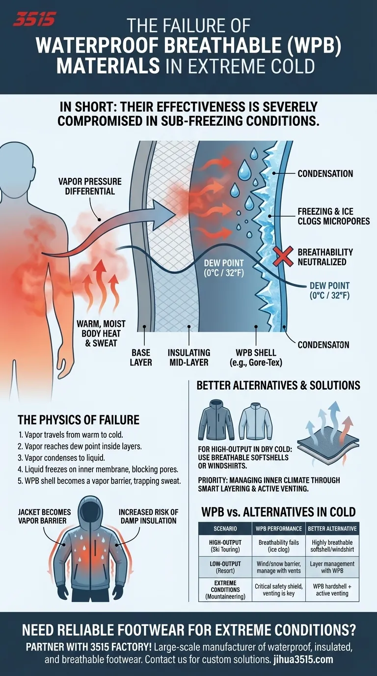 ¿Qué tan efectivos son los materiales impermeables y transpirables en condiciones de mucho frío? La sorprendente verdad sobre el rendimiento de WPB Guía Visual