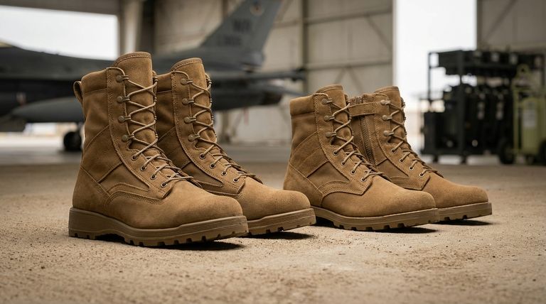 Quelles sont les spécifications des bottes de l'Air Force ? Trouvez la chaussure conforme parfaite pour votre rôle