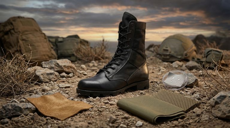 Quali sono i materiali comuni per la tomaia degli scarponi militari? Scegli il materiale giusto per la tua missione