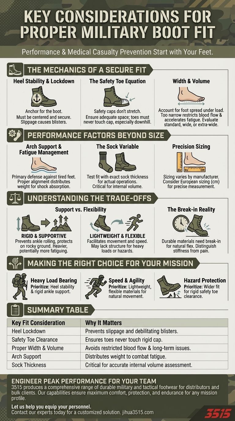 Каковы ключевые аспекты правильной посадки военных ботинок? Максимизация производительности миссии и здоровья стоп Визуальное руководство