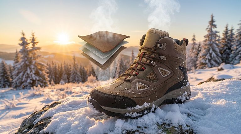 겨울 부츠의 TEX 멤브레인 기능은 무엇인가요? 어떤 조건에서도 발을 건조하고 따뜻하게 유지하세요.