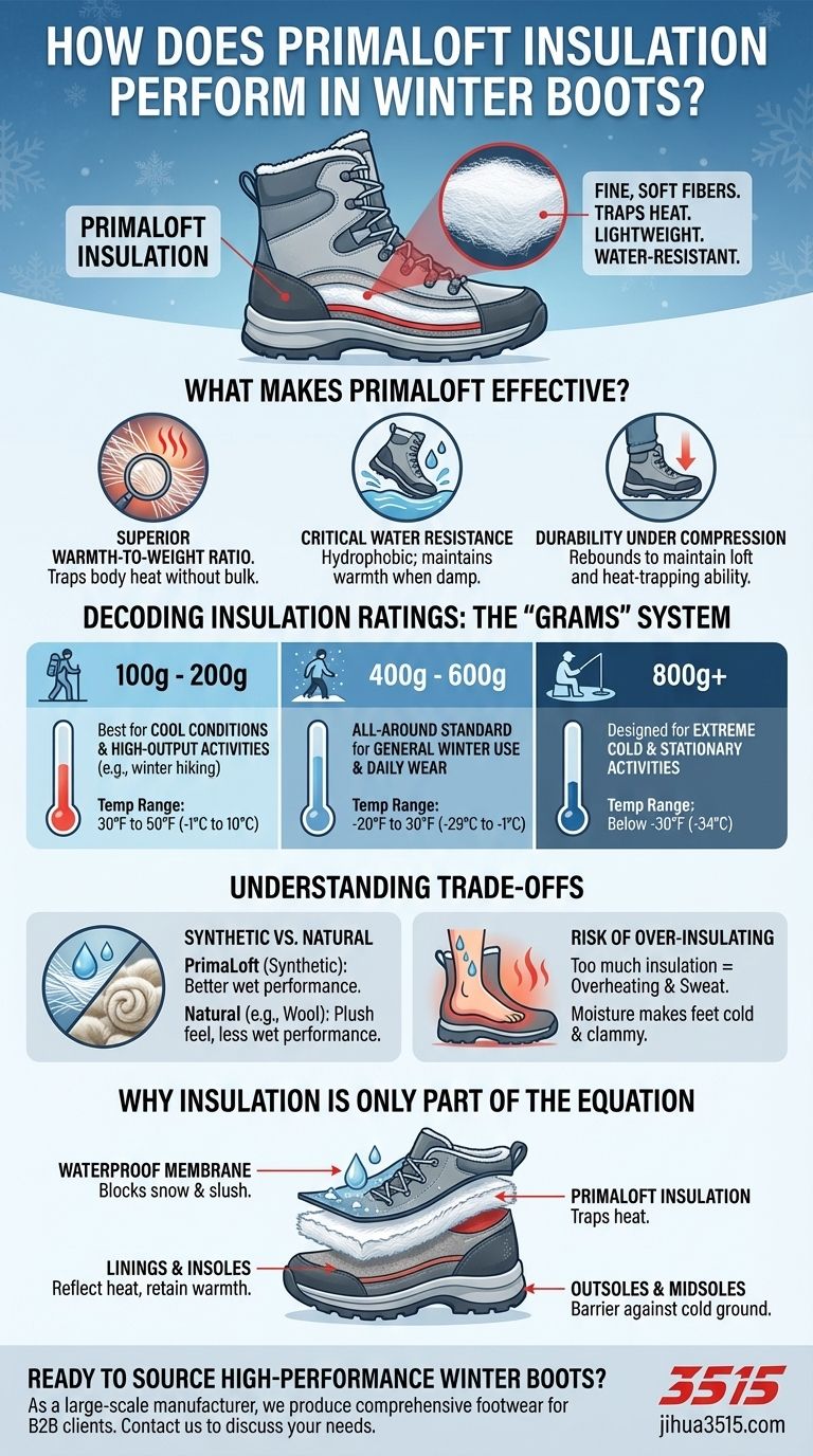 ¿Cómo funciona el aislamiento Primaloft en las botas de invierno? Mantente cálido y seco en cualquier condición Guía Visual