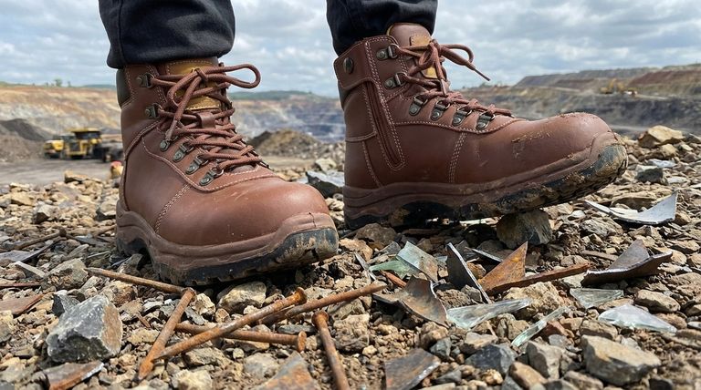 Каково назначение материалов, устойчивых к проколам, в горнодобывающих ботинках? Важная защита ног для шахтеров