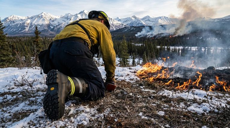 NFPA 방화 부츠 밑창 요구 사항에 예외가 있습니까? 알래스카 산불 소방관 면제